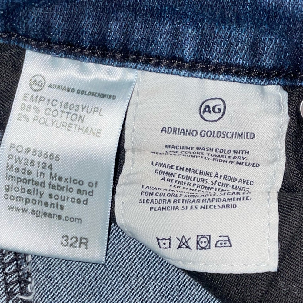 AG Adriano Goldschmied Premium Denim | Women’s Size 32 | Dark Wash | NWOT - Picture 4 of 6